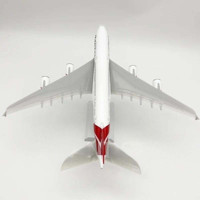 Souvenir Plane Toy 1/240 Scale A380 380 Australia Airlines Aviation Resin Plastic 30CM Airplane Model Display Gift