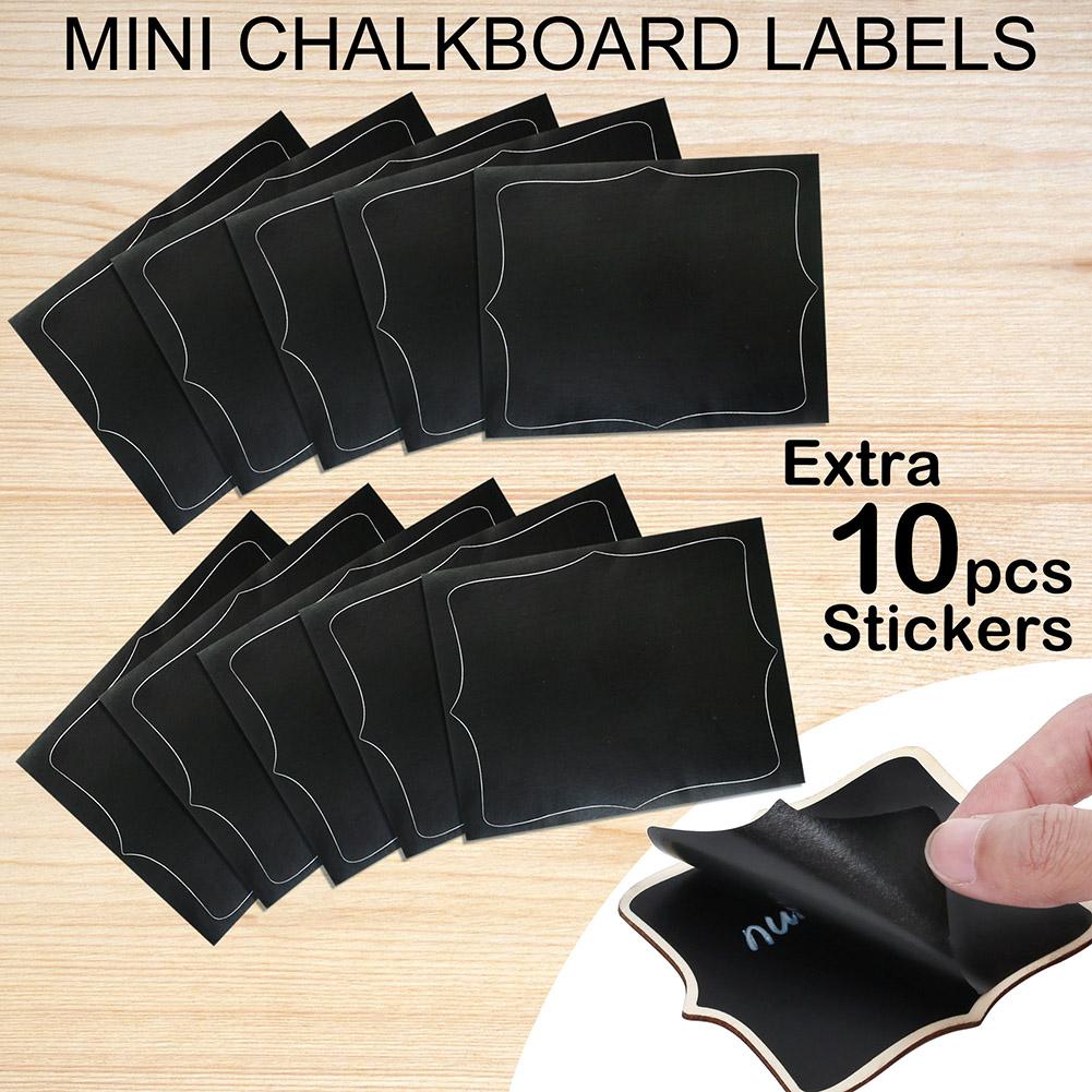 20PCS Elegant Mini Chalkboard Signs with Easel Stand - Perfect for Weddings, Parties, and Events - Includes Table Numbers