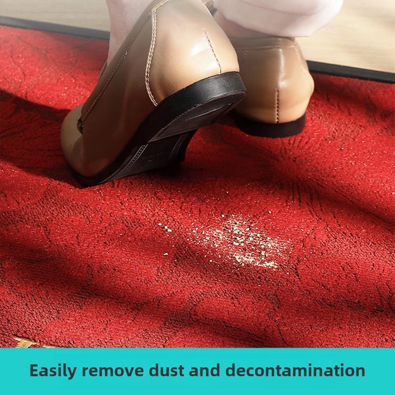 Embroidered Polypropylene Door Mat Entrance Doormat Outdoor Floor Mats Stain-resistant Wear-resistant Dust-removing Anti-slip