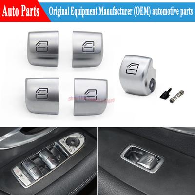 For Mercedes Benz W205 W253 W213 W293 W222 Car Window Switch Button Cover Passenger Door Control Switch Key Cap Replacement