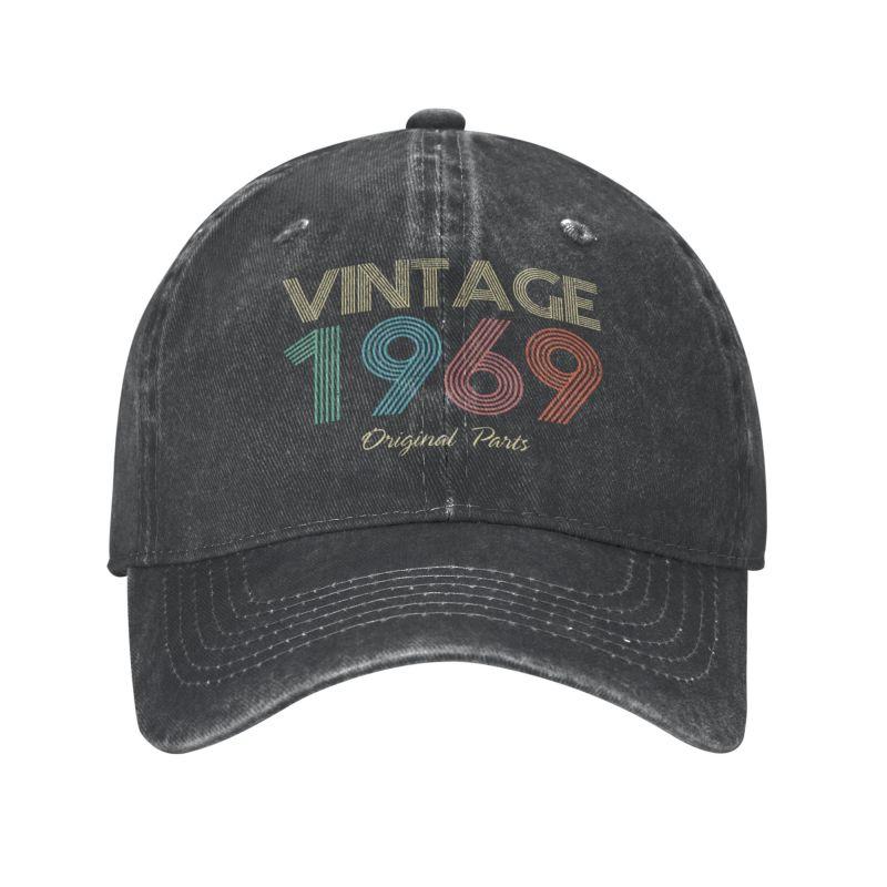 

Cool Cotton Vintage Original Parts 1969 53 Years Old Baseball Cap for Unisex Women Personalized Adjustable Unisex Dad Hat Summer