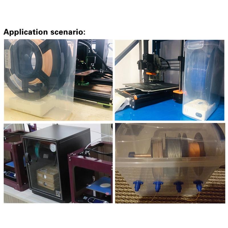 Filament Box Rechargeable Electronic Dryer Consumable Dryer 110-240V for 3D Printer Camera Pre-cision Instru
