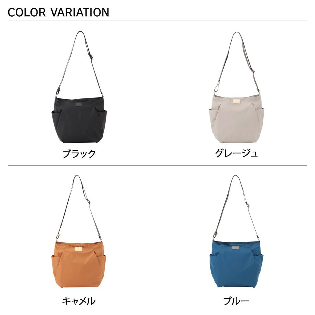 Shoulder Bag Travel Shoulder Bag Black [Isaac] [Nylon Taffeta] (10)