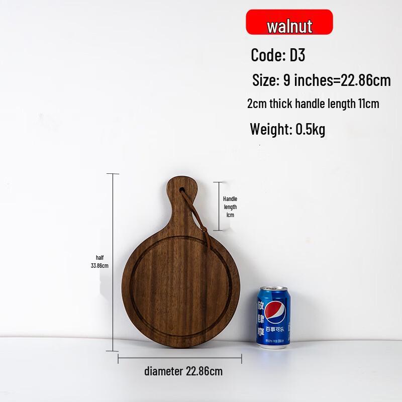 Black Walnut Wood Steak & Serving Plate