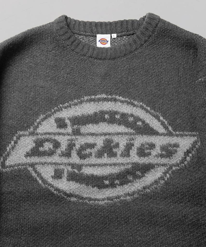 DICKIES Big Logo Hairy Knit Gray