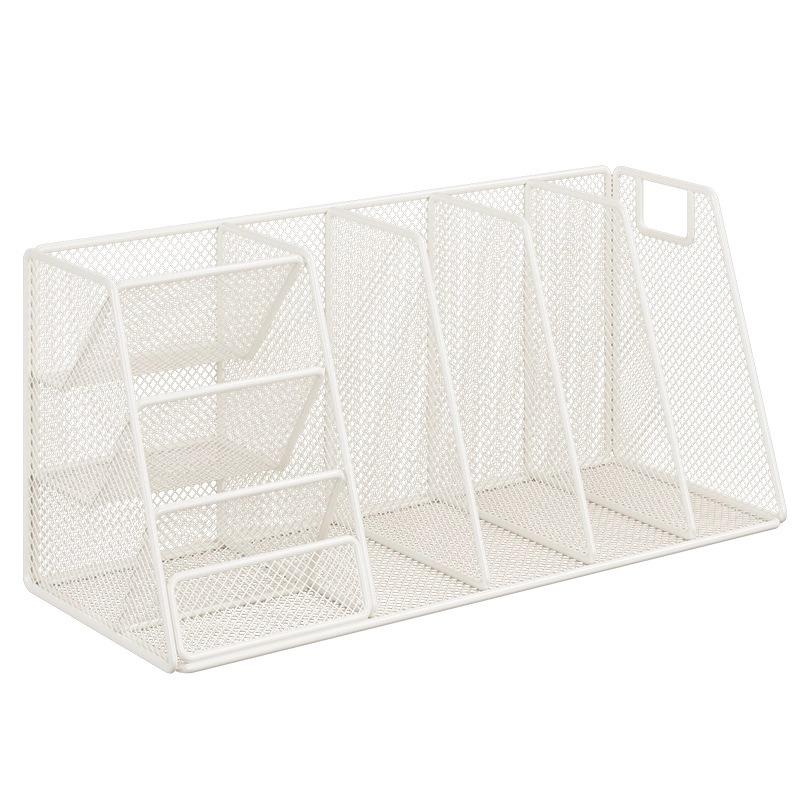 Large Capacity Desktop Bookshelf Office Desk Storage Organizer For Office Stationery