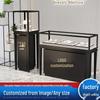 Luxury Gold Jewelry and Jade Eyewear Display Cabinet