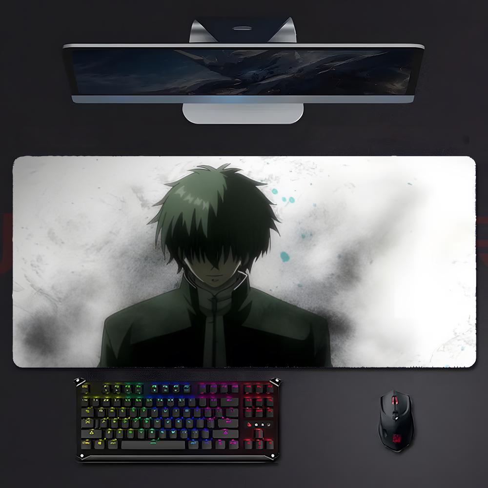 Dark Thrilling Anime TTomodachi Game Mouse Pad Mousepad Large Gaming Lockedge Thickened Pc Table Desk Mat