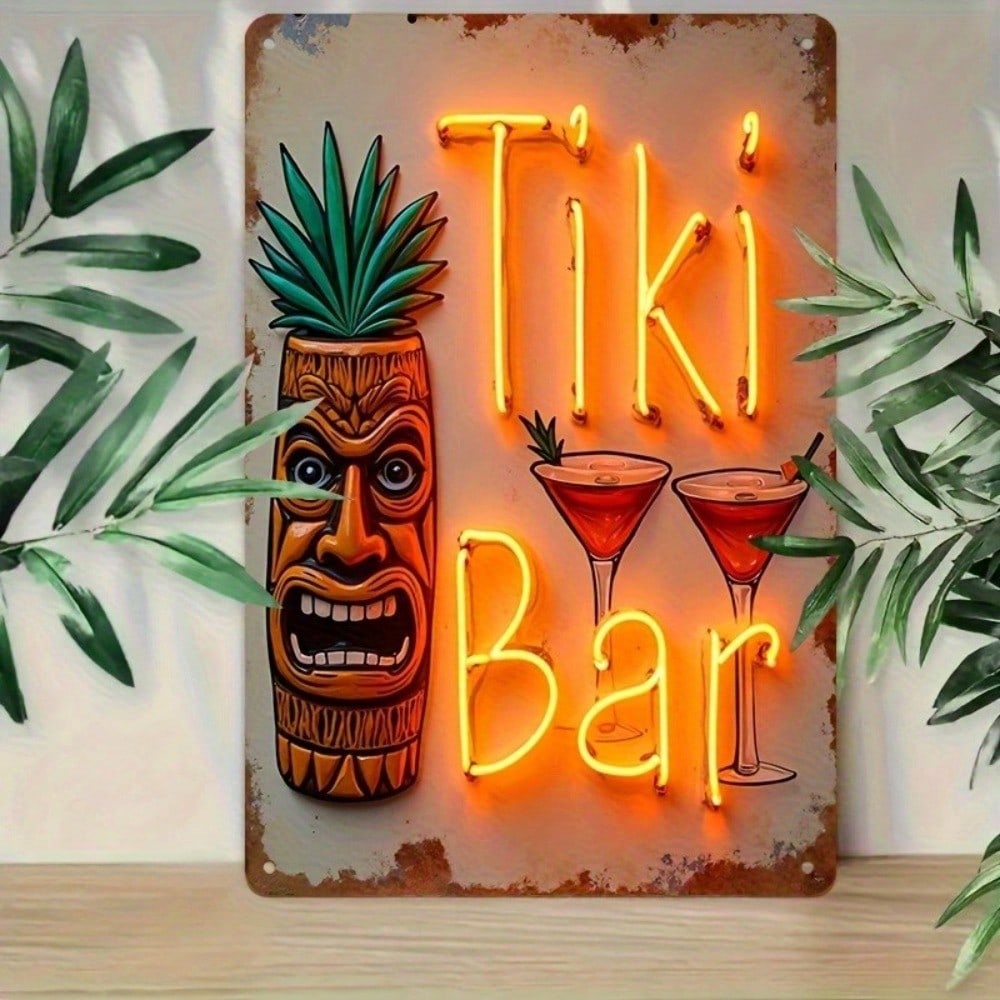 Flat 2D Metal Sign Wall Decor