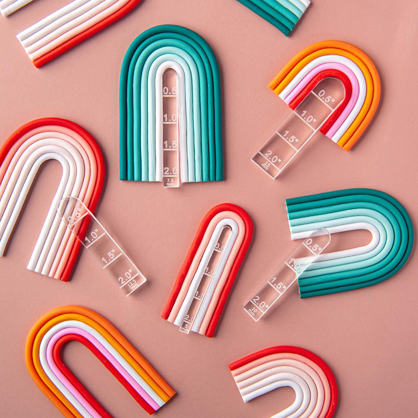 

Набор акриловых направляющих-арок, 5 размеров для полимерных серег, принадлежности для серег, инструменты для полимерных серег One Size