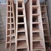 Double-Sided Solid Wood Folding A-Frame Ladder for Household Use