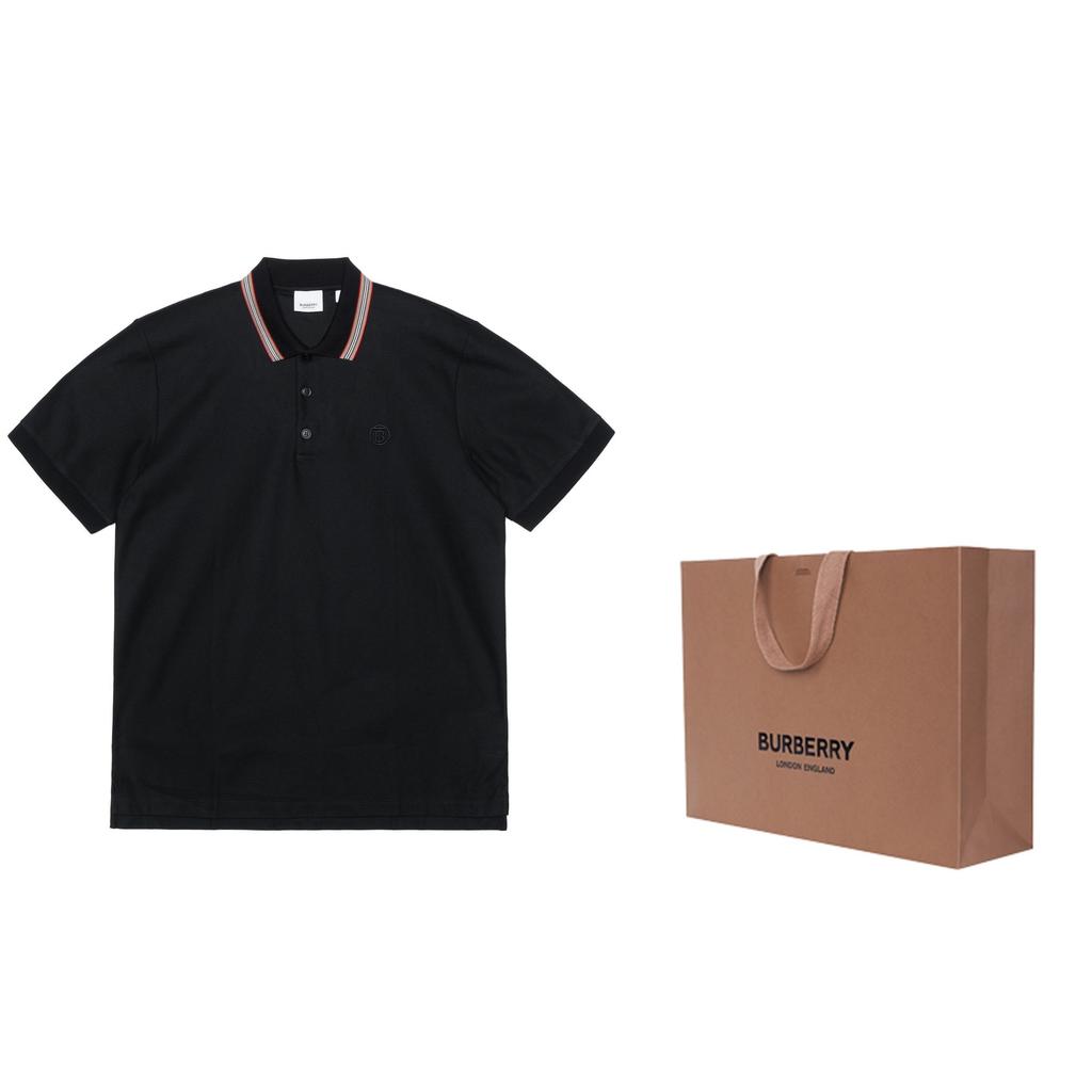 Burberry SS22 Polo Shirt Men's Black 80537731