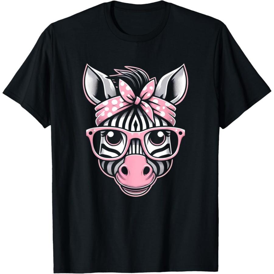

Zebra Pink Bandana Glasses T-Shirt S