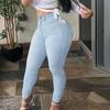 High-Waisted Slim Fit Women's Jeans - Pencil Long Pants 2025 Collection