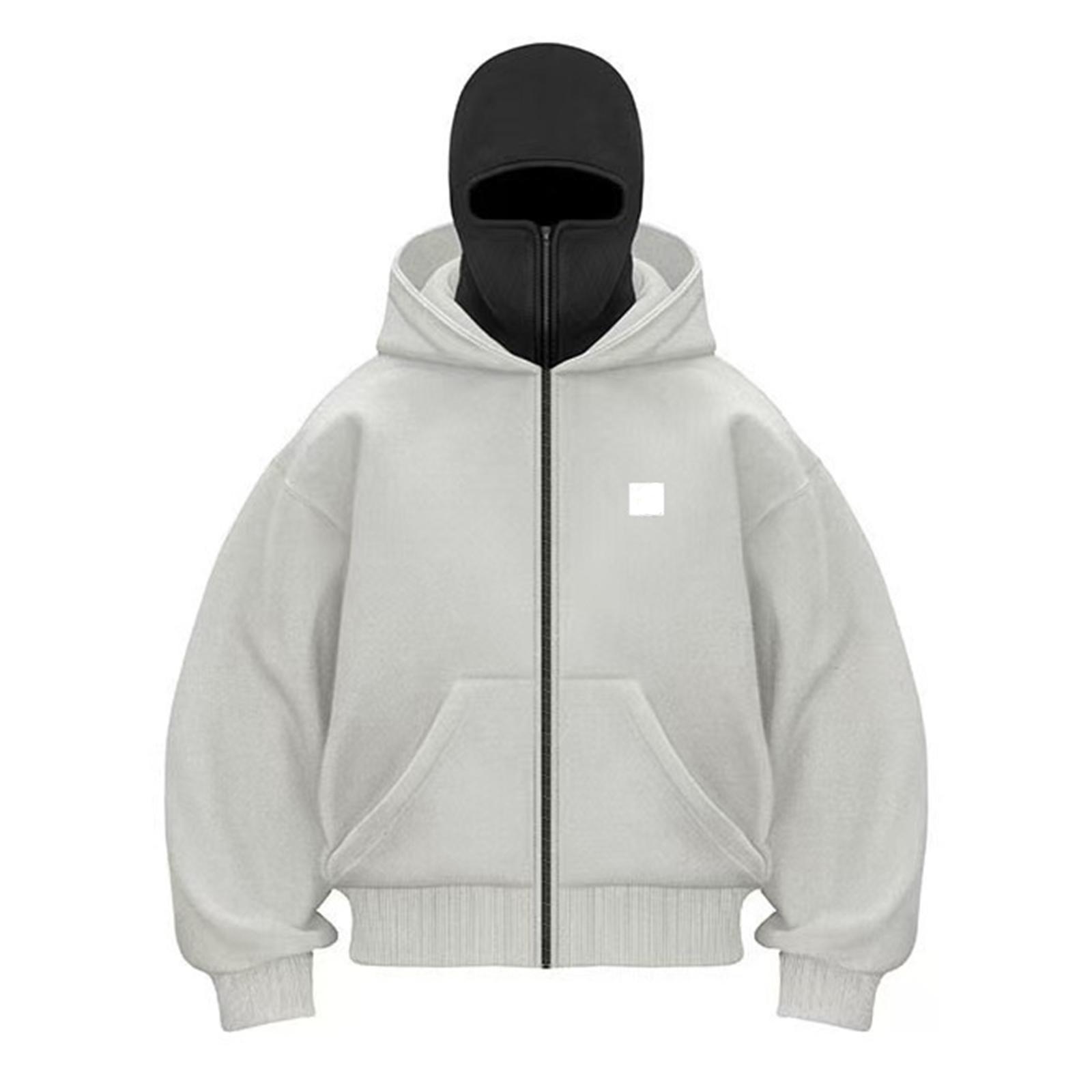 

Мужское худи балаклава, мужской пуловер на молнии до половины, мужское худи, худи для мужчин, ветрозащитная уличная одежда XXL