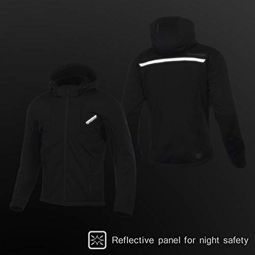 KOMINE JK-602 Protective Soft Shell System Parka for Motorcycles KOMINE Black Camo XL