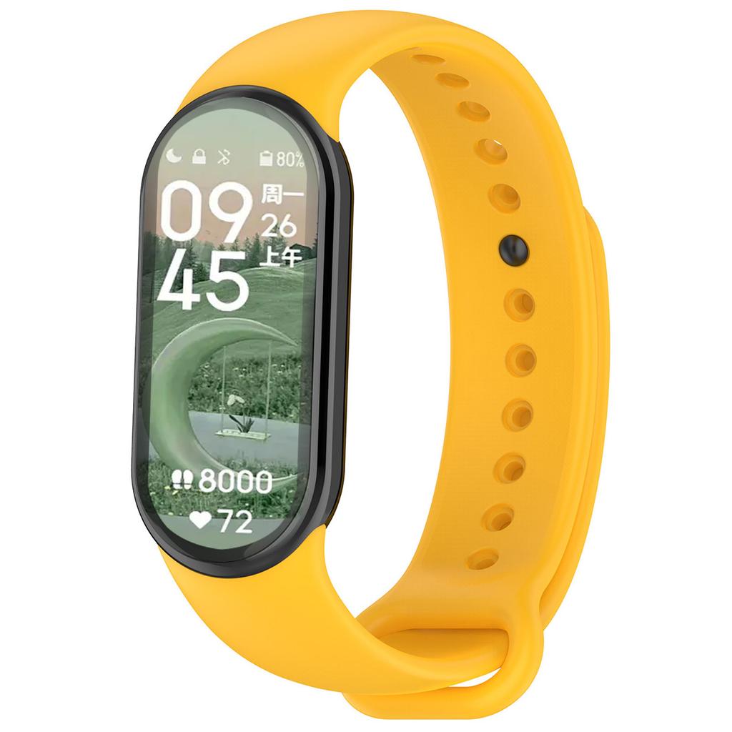Pulseira de Silicone para Xiaomi Mi Band 9 8 Pulseira NFC Sport Rubber Pulseira Pulseira Correa Xiaomi Smart Band 8 Acessórios