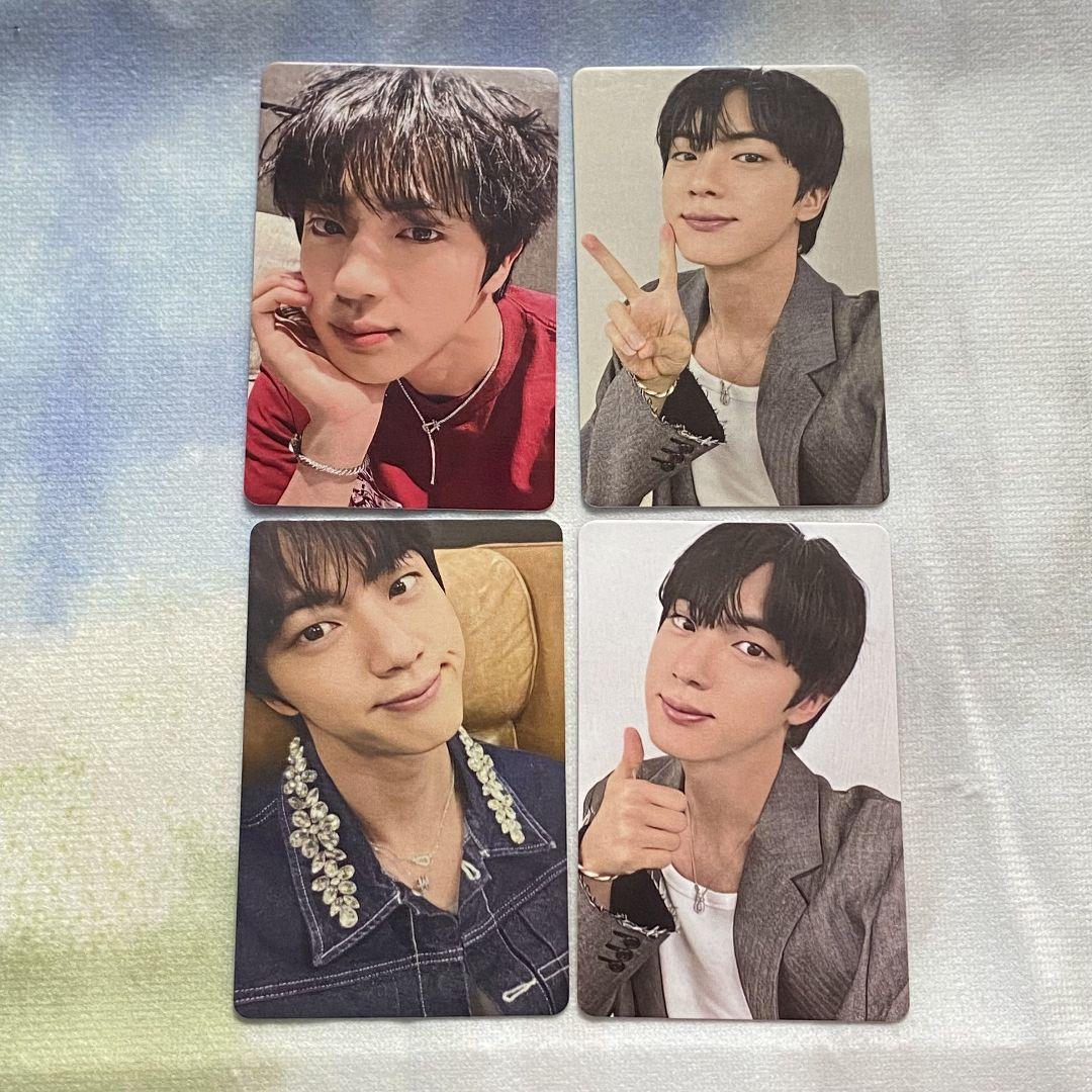 

[USED] BTS Jin RUNSEOKJIN_EP.TOUR Weverse Trading Cards (4 Cards)
