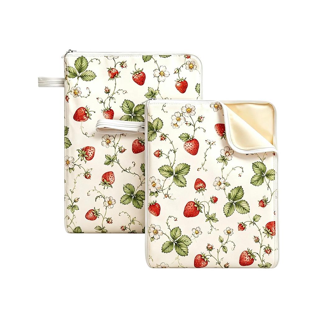 Beeswax Bread Bag with L-Shaped Zipper for Bread Storage