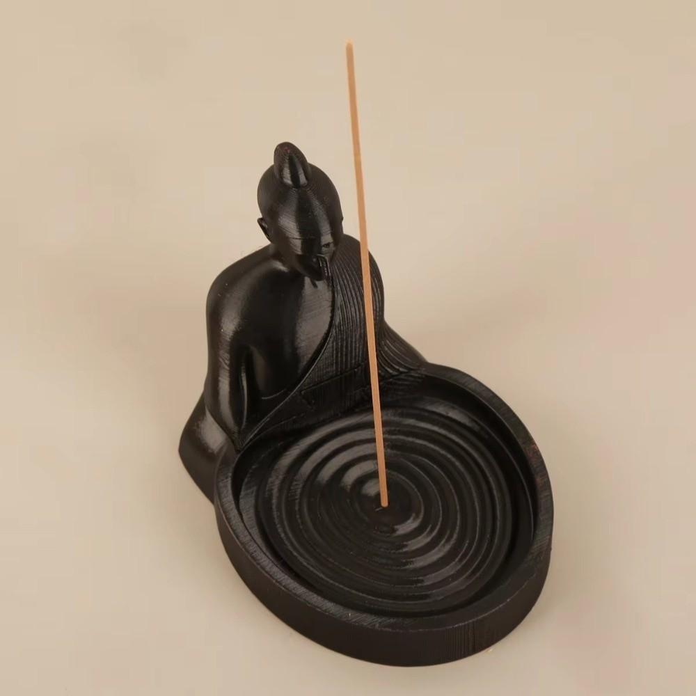 Meditating Monk Chinese Incense Stick Holder Zen Style Stick Incense Holder Meditation Room