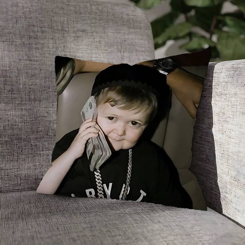 Hasbik Hasbulla Meme Throw Pillow Case For 45cm 40cm 55cm 50cm 30cm Square Car Pillowcase Shell