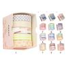 5 Rolls/Set Tape Stylish Bright-colored Washi Exquisite Wide Application Scrapbooking Tape for Handicraft
