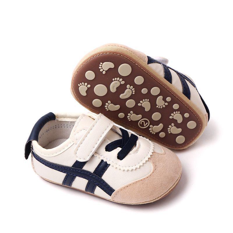 

Breathable Color Block Soft Sole Walking Shoes for Baby Boys (3-12 Months) S 10.5cm (0-5 months)