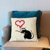 Street Art BBanksy Graffiti Cushion Cover Pillow Cover Decor Pillowcase Printed Cushion Case For Couch