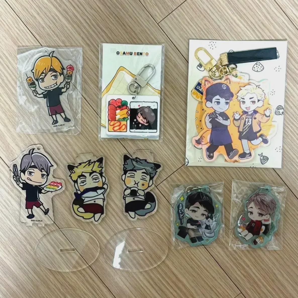 

Акриловый брелок Haikyu Hemun Ryokaku Atsumu Osamu Inarizaki Dispose