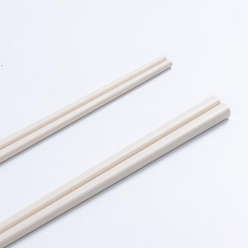 Restaurant Reusable White Alloy Chopsticks