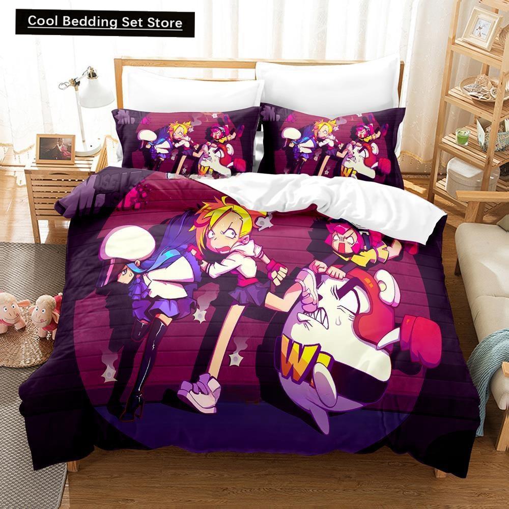 Fashion 3D Print Music Game  Muse Dash Bedding Set Single Twin Full Queen King Size Bed Set Adult Kid Bedroom Duvet Cover Sets