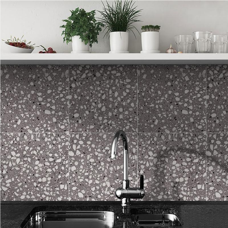 30x30cm Koupelnová tapeta Kuchyňská olejotěsná samolepka Voděodolná mramorová samolepicí tapeta