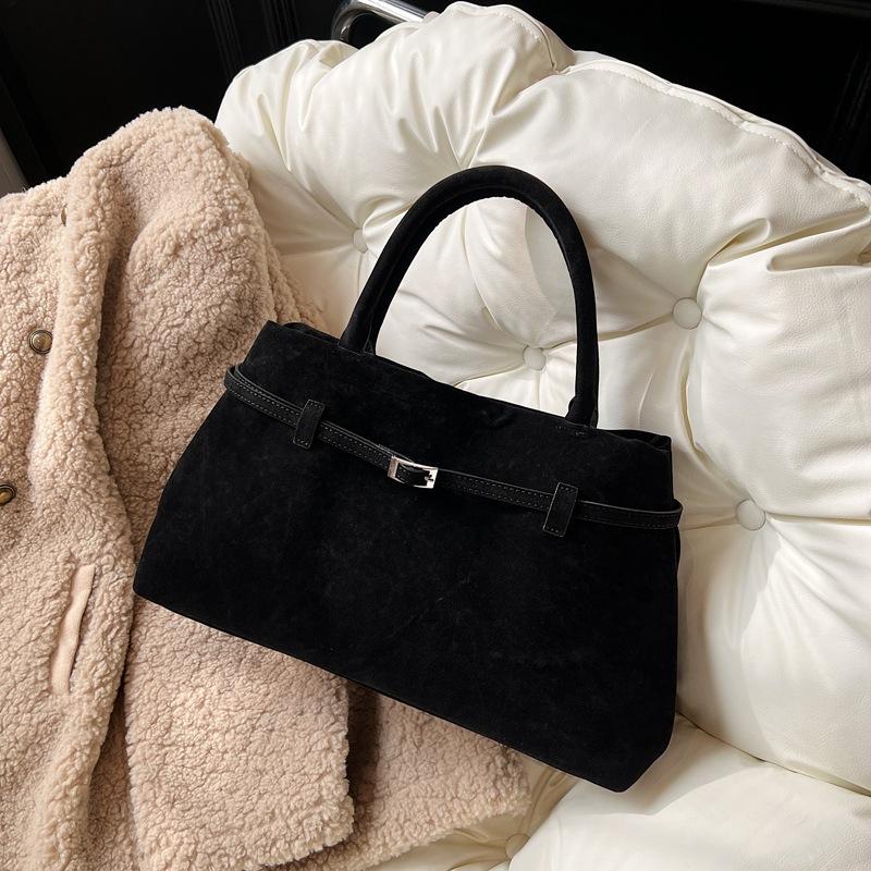 Suede Bag Women's Large-capacity New Autumn and Winter Casual Versatile Handbag Commuter Tote Bag