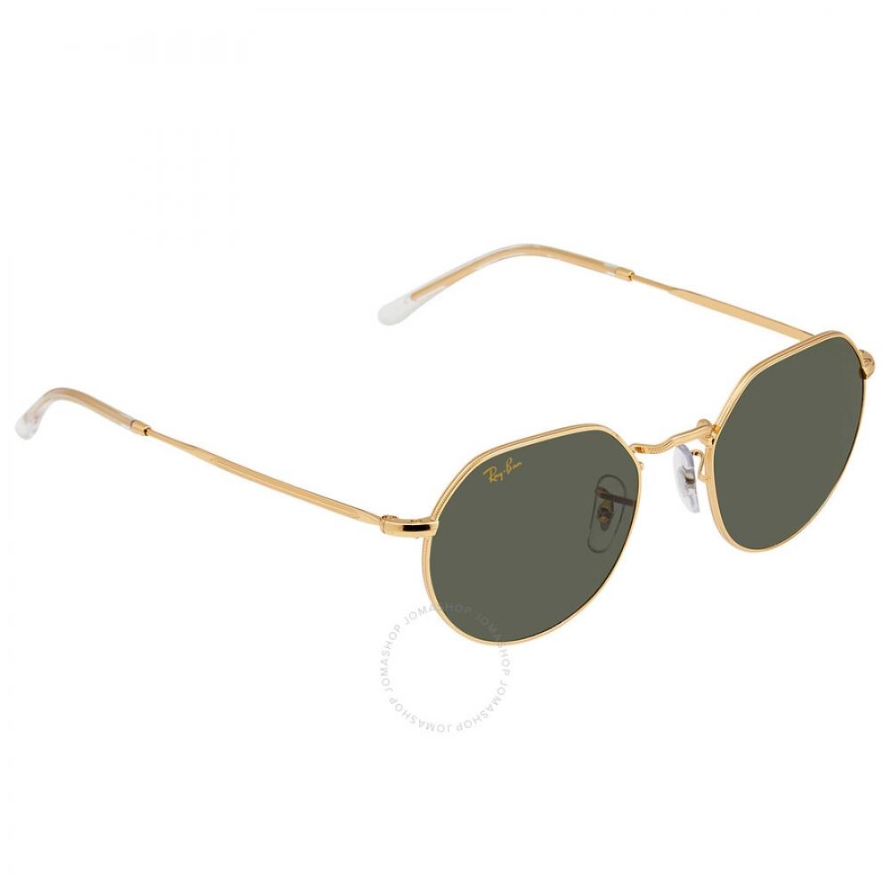 

Круглые солнцезащитные очки унисекс Ray Ban Jack Green Classic G 15 0RB3565 919631 51