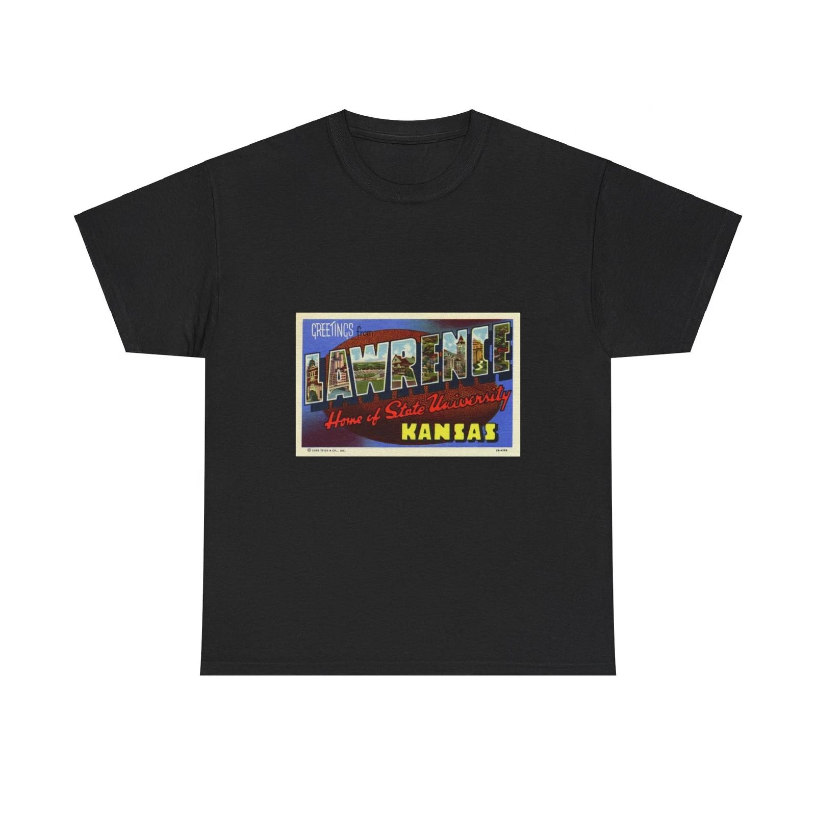 Greetings from Lawrence Kansas (Greeting Postcards) T shirt S