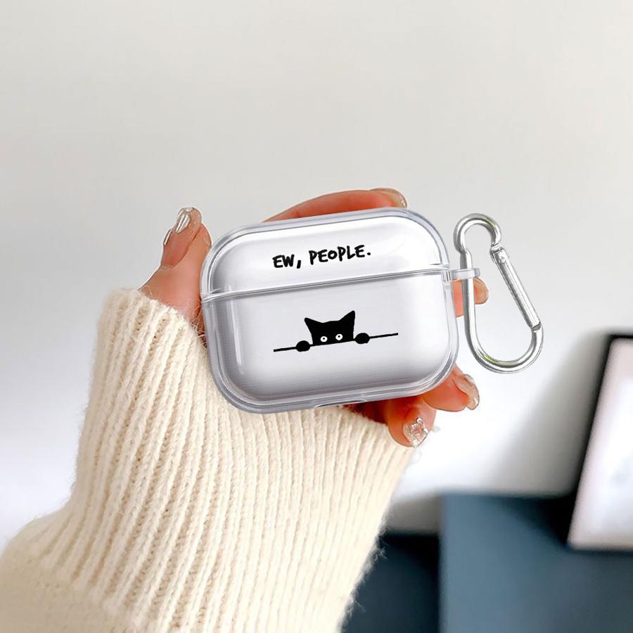 Clear Earphone Cases Cover Case For Airpods Pro2 Pro3 Pro 2 3 1 4 Cartoon Cute Cat