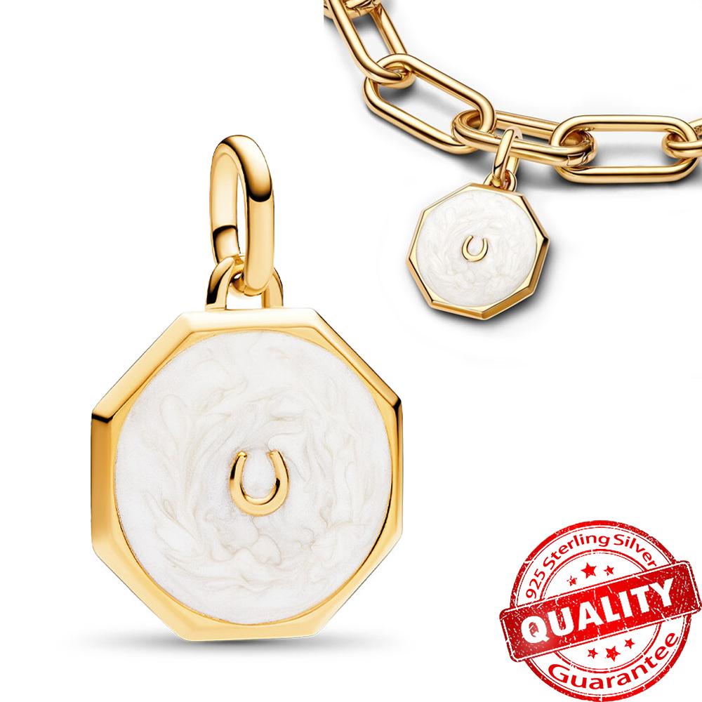 Classic Gold Wire Heart & Sparkling 925 Sterling copper Zircon Angel Dangle Charm For DIY Women Bracelet Pendant Accessories