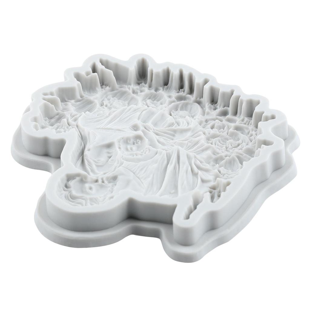 Jesus Silicone Mold Jesus Family Fondant Molds Cake Decorating Tools Cupcake Topper Candy Resin Clay Chocolate Gumpaste Mold