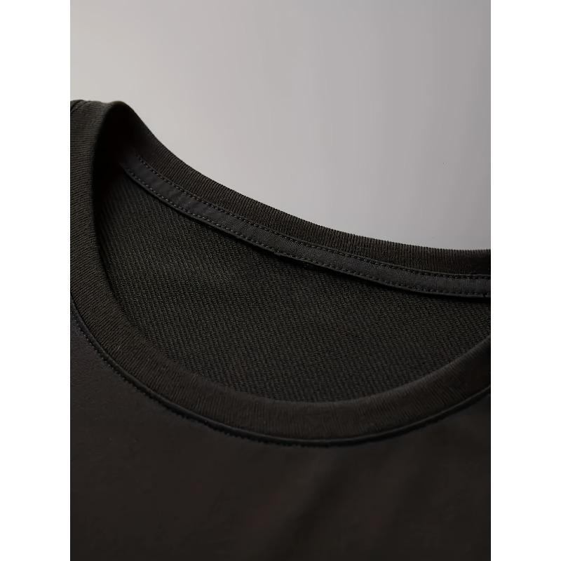 European sizes Men's Anime Kawaii Cat & Ramen T-Shirt - Style Kawaii Anime with Ramen Bowl & Cat Ears Print, Soft Blend Round Neck Tee for Casual Wear