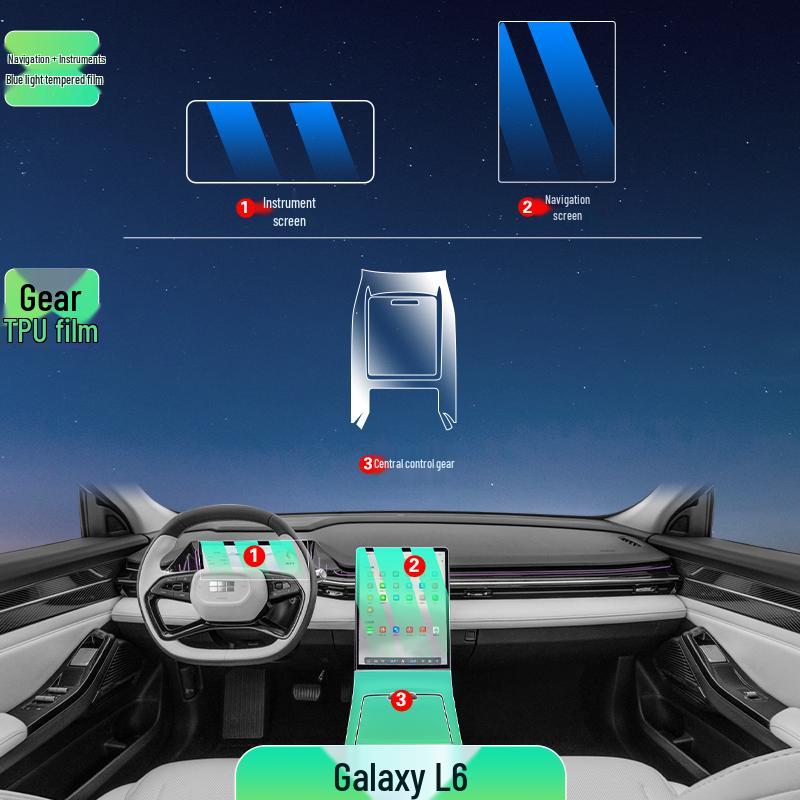 Geely Galaxy L6 Interieur Schermbeschermer & Decoratiefilm
