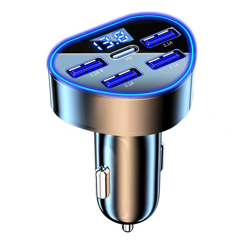 Multifunctional Car Charger with Super-Fast Charging for Huawei & Apple Devices
