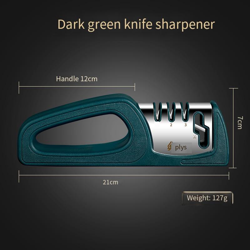 1PC Household Kitchen Knife Sharpener Multifunctional Whetstone Fine Grinding Fast Sharpening Scissors Cutting Tool Sharp Sharpening Artifact