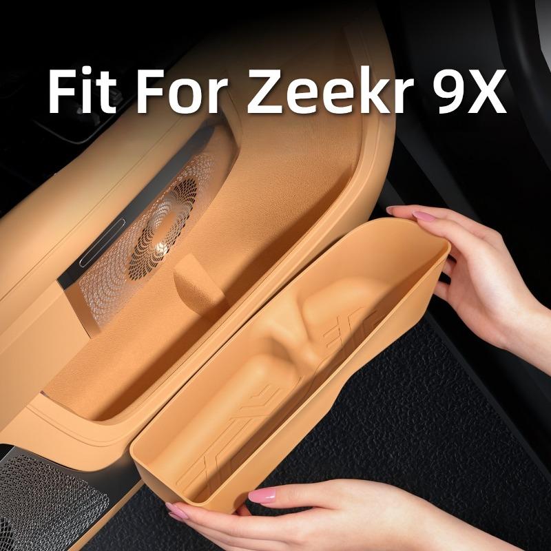 Fit For Zeekr 9X Car Door Lower Storage Box Door Side Seat Side Organizer Interior Decorative Modification