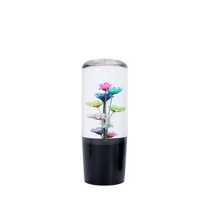 Crystal Shift Knob Underwater Flower Showa Retro Japanese General Purpose