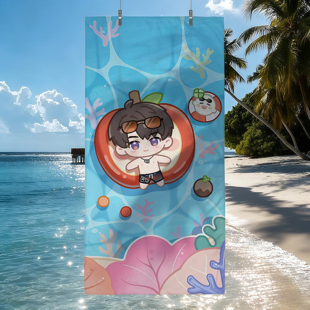 Game Love and Deepspace Caleb Towel Quick Drying Beach Towels Are Suitable For Swimming Pools Camping Yoga And The Gym