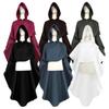 European Medieval Knight Hooded Cloak - Halloween Cosplay Costume