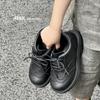Autumn New Children's Preppy Leather Shoes Leather British Style Children's Shoes for Boys and Girls Students Performance Shoes