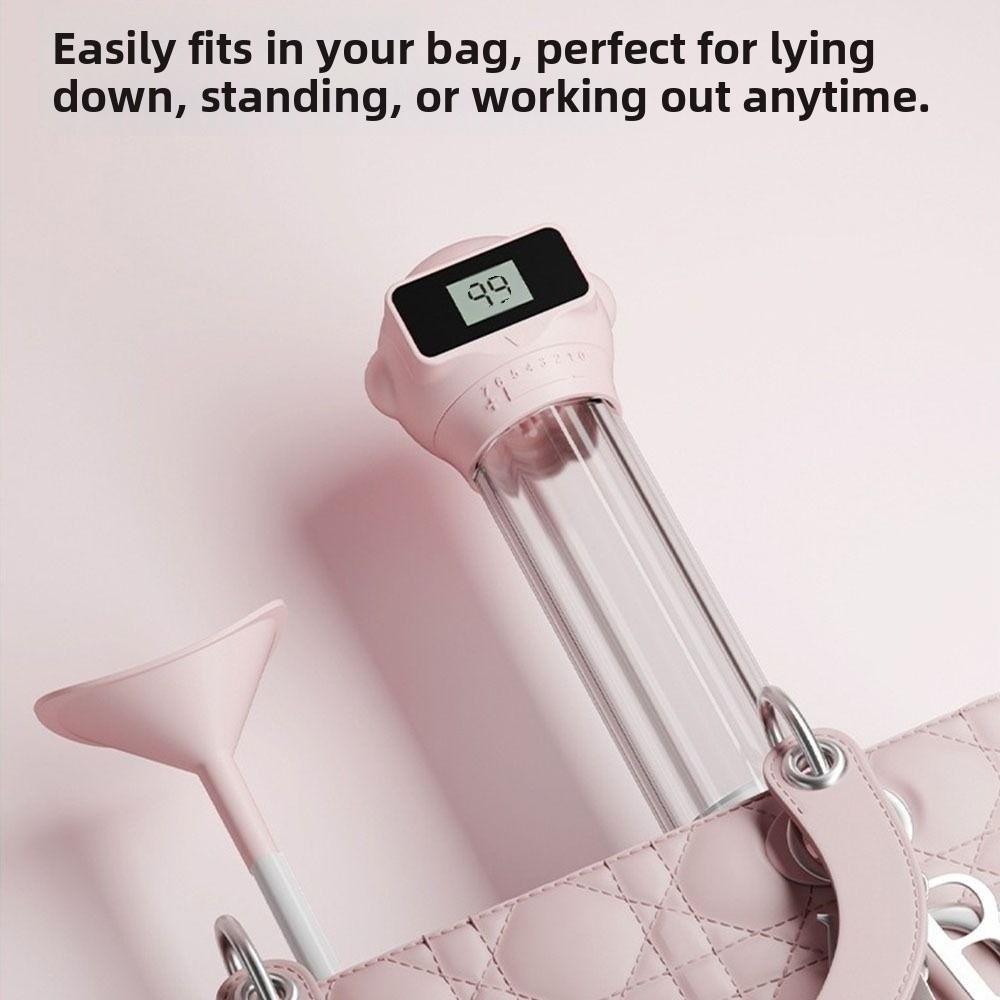 Adjustable Resistance Counted Breathing Dumbbell  Breathing Training Device