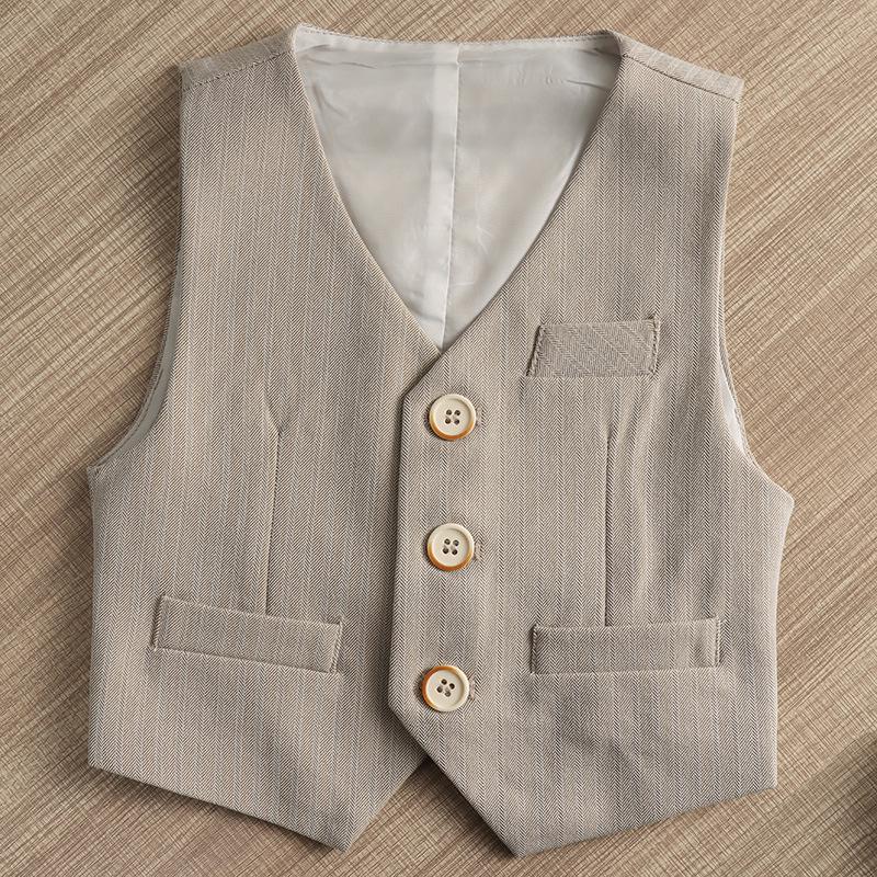 Jungen Frühlings- & Herbst-Westenanzug für Auftritte & erste Geburtstage