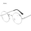 0-1-1.5-4 Round Myopia Glasses Metal Myopic Eyeglasses Women Men Prescription Nearsighted Eyewear Unisex Spectacles Frame